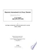 L'Art musical: Keyword-author index, Pattison-Zwanziger