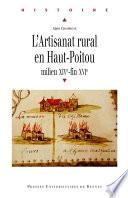 L'artisanat rural en Haut-Poitou