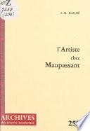 L'artiste chez Maupassant
