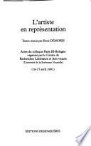 L'artiste en représentation