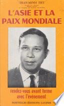 L'Asie et la paix mondiale