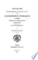 L'assistance publique à Paris pendant la révolution