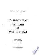 L'Association des amis de Pax romana