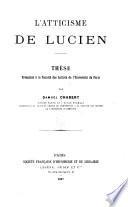 L'Atticisme de Lucien
