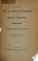 L'attitude de l'Angleterre vis-à-vis de la France en 1870-1871