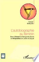 L'autobiographie au féminin