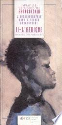L'autobiographie dans l'espace francophone