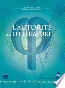 L'autorité en littérature