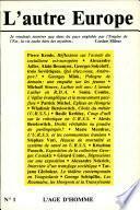 L'autre Europ