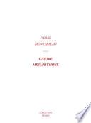 L'autre métaphysique