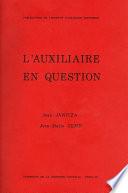 L'Auxiliaire en question