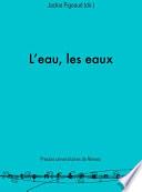 L'eau, les eaux