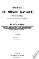 L'Echo dumonde savant, journal analytique des nouvelles et des cours scientifiques