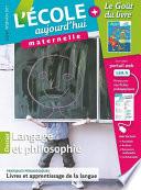 L'Ecole aujourd'hui Maternelle - Novembre 2011