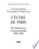L'Ecole de Paris