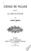 L'école de village pendant la révolution