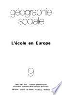 L'école en Europe
