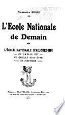 L'école nationale de demain