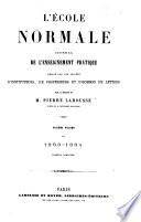 L'Ecole normale