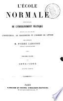 L'école normale