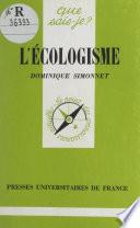 L'écologisme