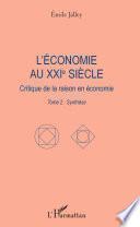 L'économie au XXIe siècle