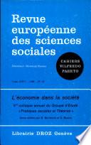 L'Économie dans la société