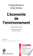 L'économie de l'environnement
