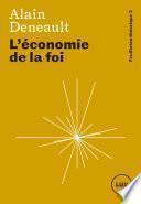 L'économie de la foi