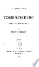 L'économie politique et l'impôt