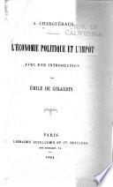 L'économie politique et l'impôt