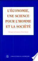 L'économie, une science pour l'homme et la société