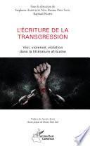 L'écriture de la transgression