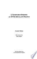 L'écriture féminine au XVIe siècle, en France