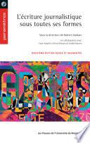 L'écriture journalistique sous toutes ses formes