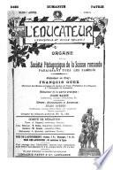 L'éducateur et bulletin corporatif