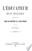 L'éducateur et bulletin corporatif