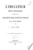 L'éducateur et bulletin corporatif