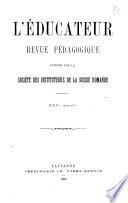 L'éducateur et bulletin corporatif