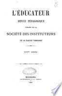 L'éducateur et bulletin corporatif