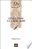 L'éducation à la sexualité