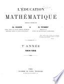 L'Éducation mathématique ...