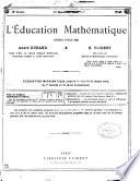 L'Éducation mathématique ...