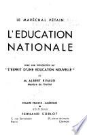 L'éducation nationale