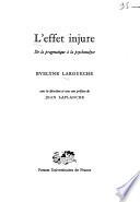 L'effet injure