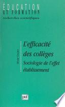 L'Efficacité des collèges