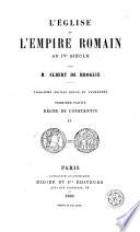 L'Église dans l'Empire Romain au IVe siècle, 2
