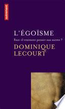L'Egoïsme