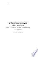 L'Electrochimie