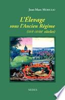 L'élevage sous l'Ancien Régime